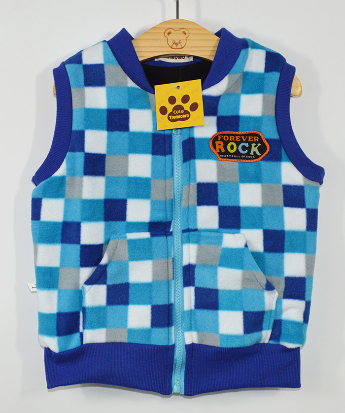 Gilet garcon TANWOWO en flanelle - Ref 2067751 Image 11