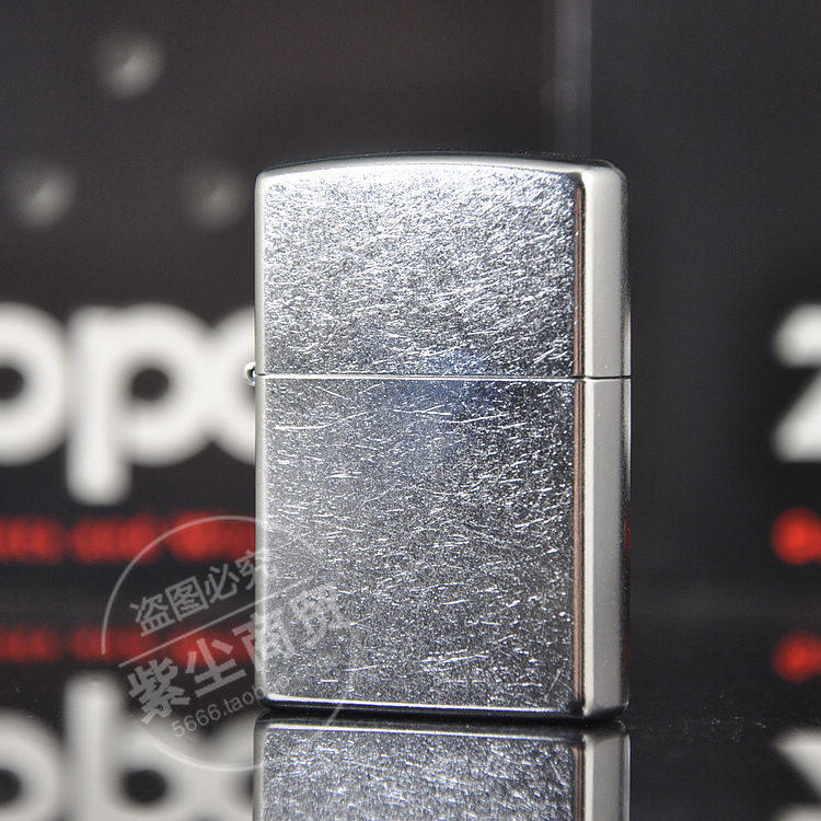 Crown Bao Original wind resistant ZIPPO lighter beauty edition Classic Chrome Flower Sand 207