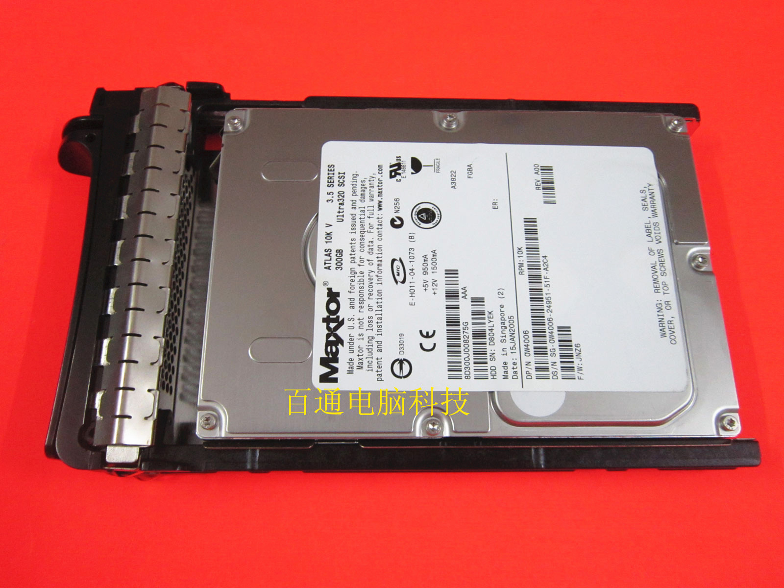 DELL server hard disc 0W4006 Maxtor ATLAS 10K V 300G 80 pin SCSI hard disc