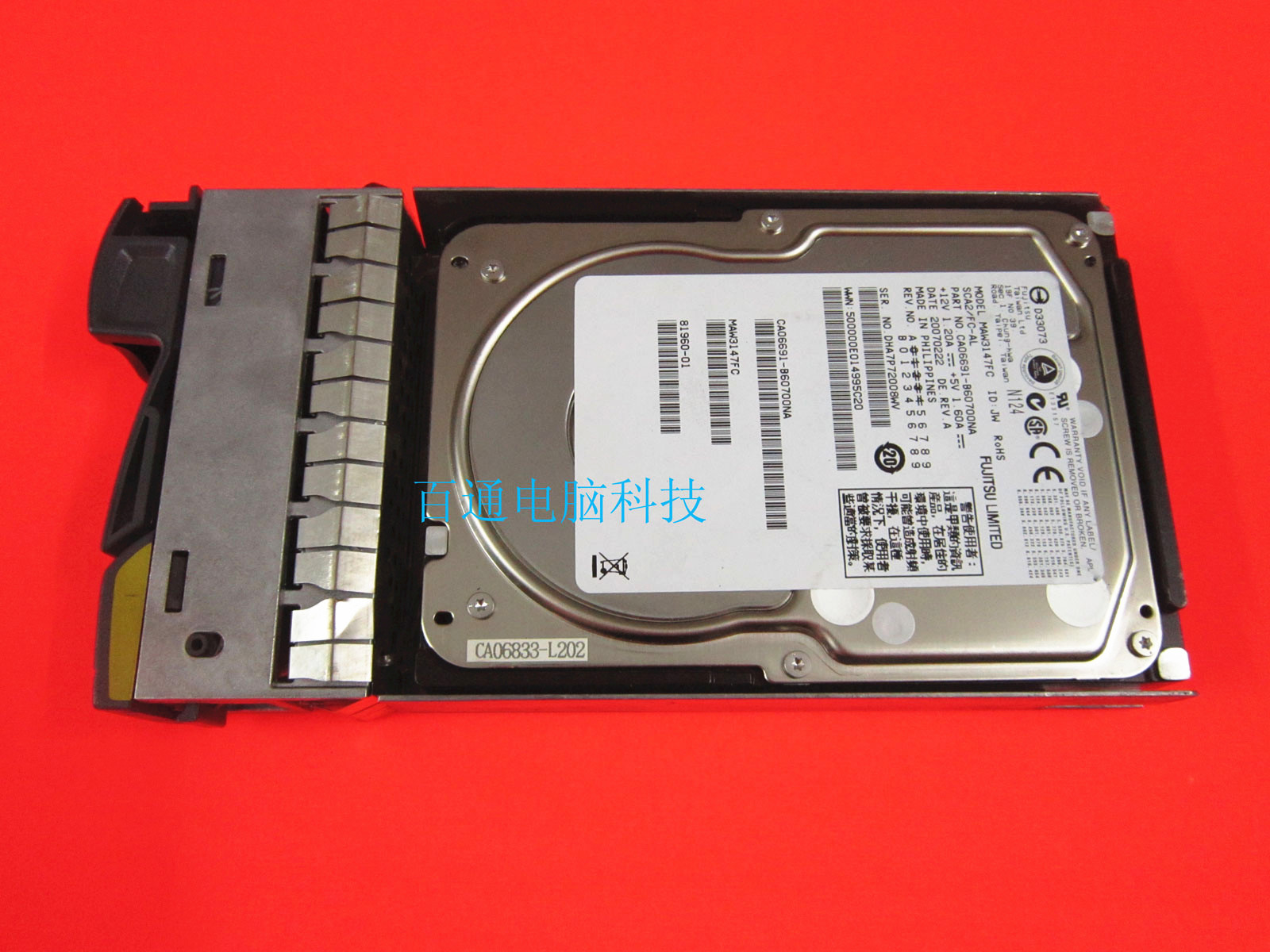 Netapp X274B-R5 108-00082 A0 MAW3147FC 146G 10K FC Optical Hard Disk