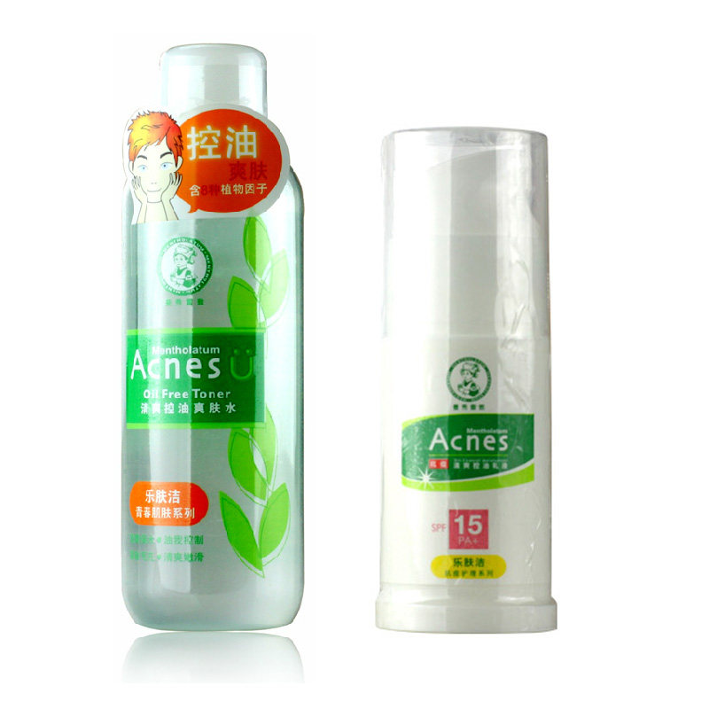 曼秀雷敦乐肤洁清爽控油爽肤水+曼秀雷敦乐肤洁抗痘清爽控油乳液