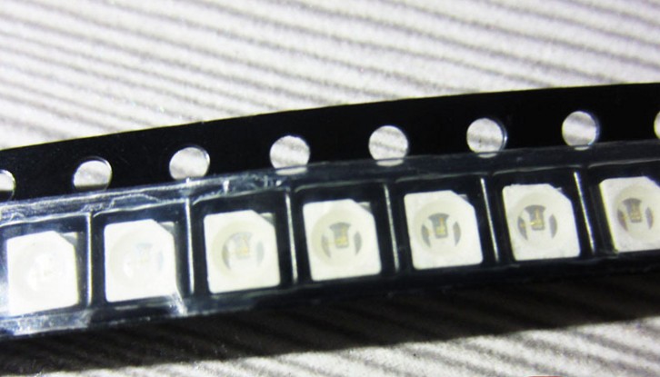 1210 patch LED light emitting diode bright red white hair red light color 