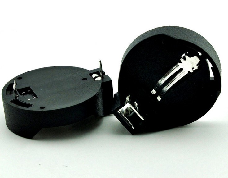 Straight inserts CR2032 button battery holder sub-button 2025 battery case battery buckle 3V battery holder 