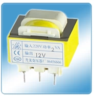 Медный трансформатор, 2W, 220v, 3v, 5v, 6v, 9v, 12v, 24v, 36v, 48v