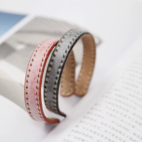 Ретро браслет для влюбленных, аксессуар, из натуральной кожи, подарок на день рождения