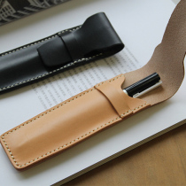 Pen Cap Handmade Custom Pen Pen Pen pen pouch Vegetable Tannic Bull Leather Upscale Genuine Leather Protective Sheath Gift