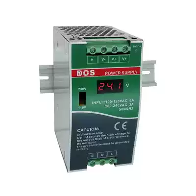 NDR-200-24SV digital display high efficiency rail type switching power supply 200W output 24V8 5A full power