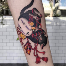 Full 15 yuan face-less male cat tattoo sticker waterproof female durable simulation Japanese Korean cute sticker