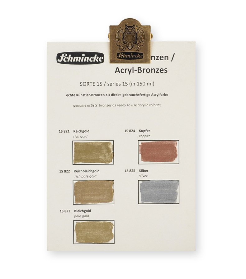 Зажим для бумаги 德国史明克纯黄铜夹子绘画日常文件夹用固定纸用多用铜夹 Shi Mingke