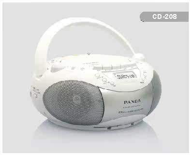 Panda portable CD208 plug-in machine Panda 208CD machine portable CD machine teaching exercise listening to music
