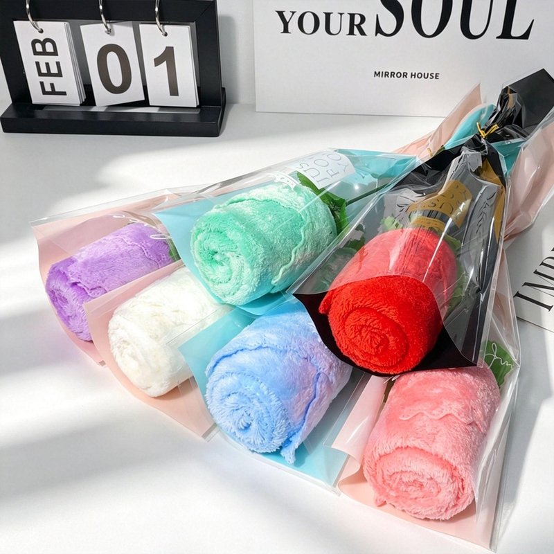 Towels, Roses, Valentine's Day, 520 Women's Day, Teacher's Day, Mother's Day, Event Gifts, Souvenirs