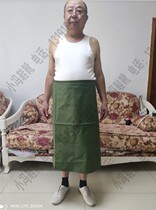 Warehouse stock old goods 3501 factory 1973 old canvas semi-body apron waist collection use
