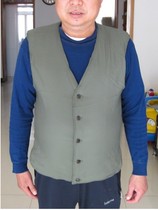 Stock Old Stock Cotton Vest Green Vest Waistcoat Cotton Sill Shoulder
