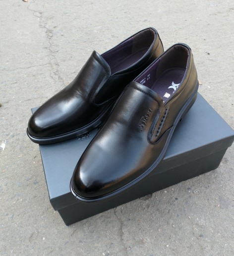18 new emperor tide casual business real cowhide men's single-layer leather shoes cowhide shoes--Men's Shoes Item No. 6802-1