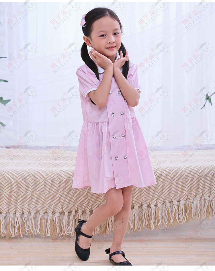 Mùa hè phong cách mới 2018 đồng phục học sinh trình diễn trang phục phiên bản Hàn Quốc của quần áo mẫu giáo đại học trực tiếp váy trẻ em hàn quốc