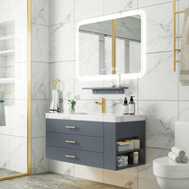 Bathroom cabinet combination bathroom set smart mirror cabinet sink wash basin modern simple toilet wash basin