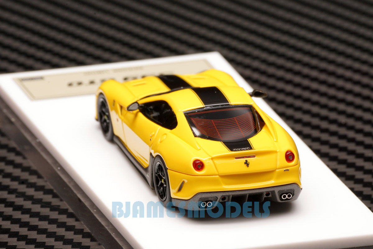 DMH 1/64 Ferrari 599 GTO Met Yellow Resin models limited | eBay