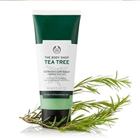 Phiên bản mới THE BODY SHOP Tea Tree Soft Oil Control Acne Facial Scrub Tẩy tế bào chết 100ml tẩy da chết la roche posay