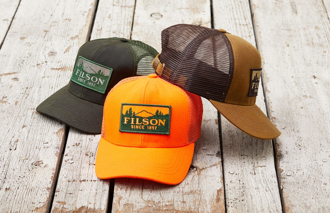 American Filson Vintage Oiled Canvas Baseball Cap Mesh Breathable Sunscreen Adjustable Fishing Fly Luya