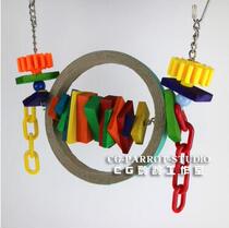 SUNPET AYC forget shape turn popular parrot toy gnawing funny natural materials harmless pigment CG