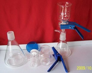 兴亚津腾 玻璃砂芯溶剂过滤器 砂芯过滤装置抽滤瓶微孔滤膜抽滤