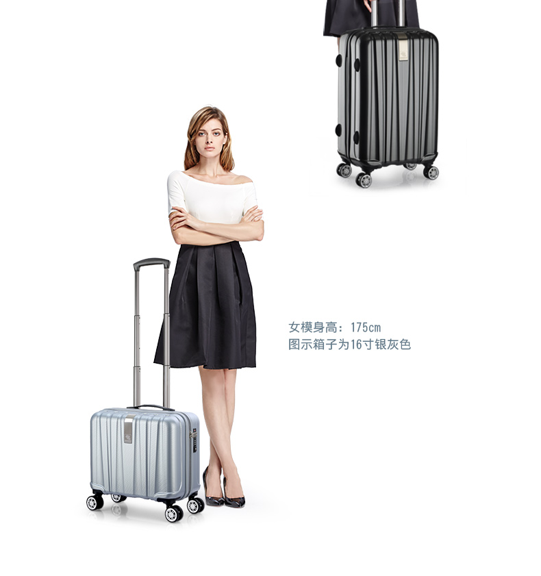 Hanke pc bánh xe vạn năng 20 inch trường hợp xe đẩy 22 vali 24 vali mật khẩu học sinh hộp nam và nữ hộp cứng 28 inch túi du lịch