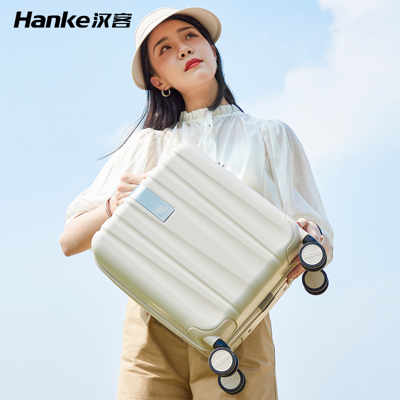 Hanke 16inch Small Trolley Suitcase for Women, Password Luggage for Men, Lightweight Suitcase for Short Trips, Mini Carry-On Suitcase Hanke 16inch Small Trolley Suitcase for Women, Password Luggage for Men, Lightweight Suitcase for Short Trips, Mini Carry-On Suitcase