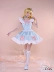 Tùy chỉnh tại 
            chỗ ICOS thần tượng sự kiện Hoshigongberry cos Todo Eureka Thiên Thần Mật Ong Băng Ruy Băng Xanh cosplay nữ