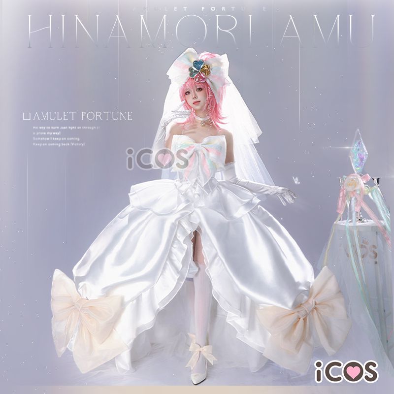 In-Stock Icos Guardian Sweetheart Cosplay Yumeno Wedding Dress Transformation Fate Goddess Natsuno Yumeno Cosplay Wedding Outfit In-Stock Icos Guardian Sweetheart Cosplay Yumeno Wedding Dress Transformation Fate Goddess Natsuno Yumeno Cosplay Wedding Outfit