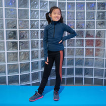 (The thickest T in our store) Figure skating clothing childrens autumn and winter training clothing Russian icediva fleece top