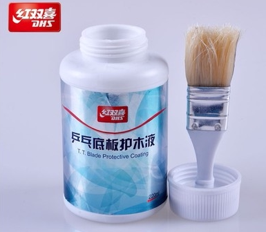 Red Shuangxi 220ML table tennis racket bottom plate guard wood liquid guard wood protection base plate wire drawing