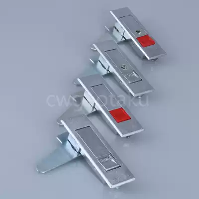 MS603-1-2 button type flat lock matte treatment Fire lock main cabinet cabinet lock industrial cabinet lock