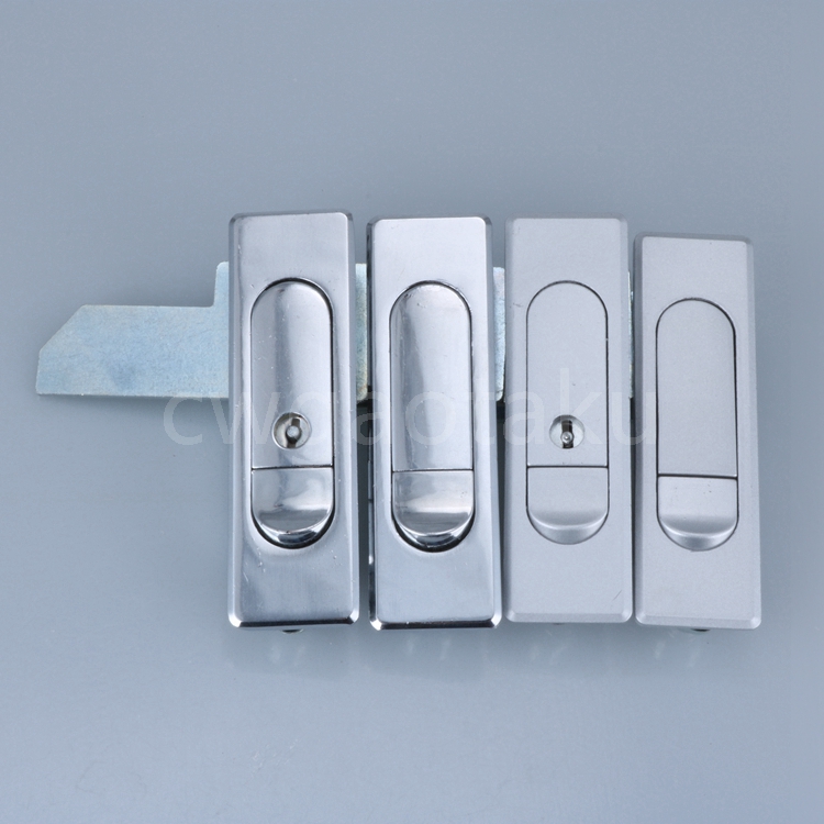 AB509-1-2 flat lock Distribution cabinet door lock with key Industrial main shell cabinet lock Matt color