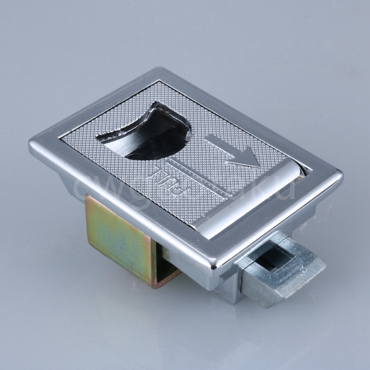LS715 cabinet lock distribution box cabinet door small handle zinc alloy with spring handle industrial button small buckle hands