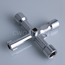 Five-in-one multifunctional cross key heating valve key electric box cabinet key cabinet door key