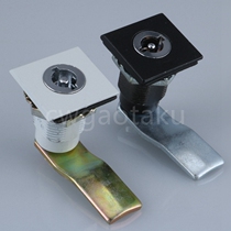 MS817 plane lock Black Square lock waterproof lock retractable electric cabinet box turn tongue lock chassis cabinet lock