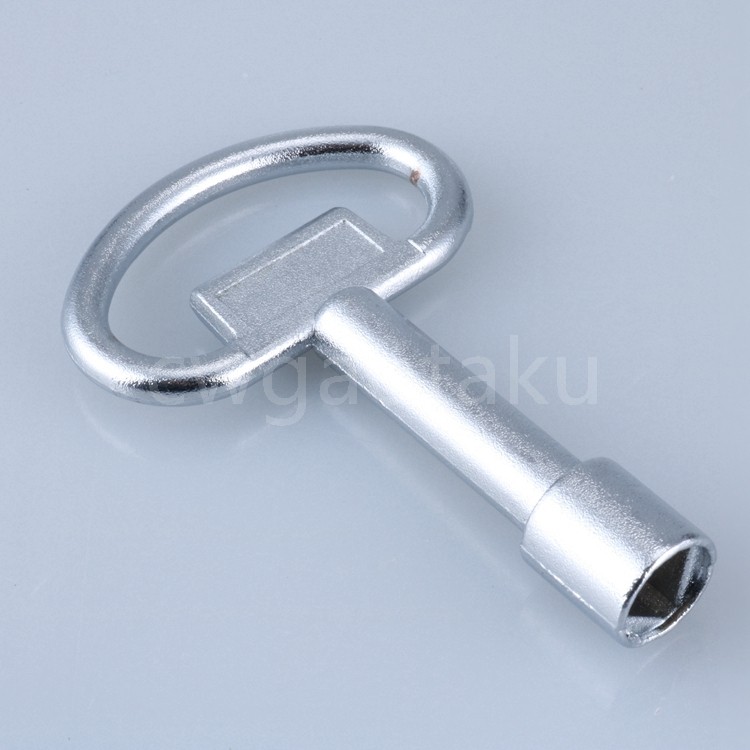 Cabinet door key triangle key heating valve inner triangle water meter box key cabinet door triangle key