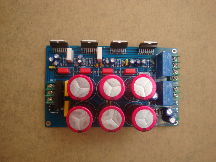 Three-channel pure post-stage amplifier board TDA7293 parallel version can be connected to 4 ohm speaker special offer