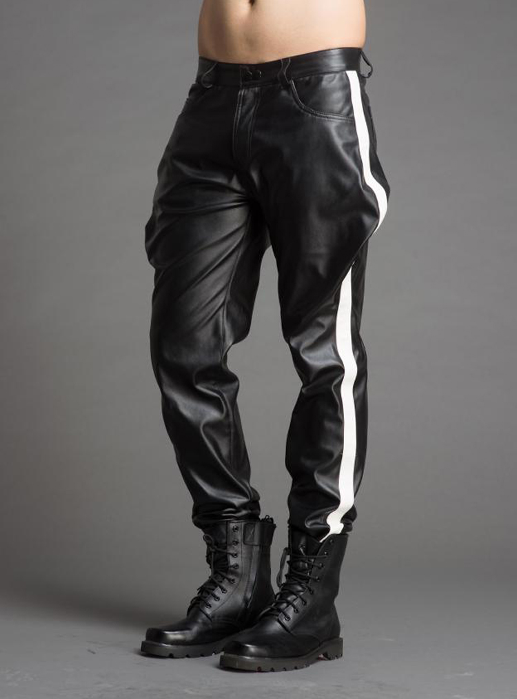 Pantalon cuir homme - Ref 1481685 Image 58