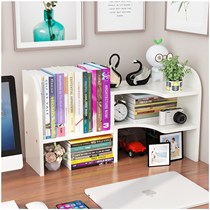 Factory direct sales dormitory bookshelf table student desktop desk storage rack wood household economical combination simple