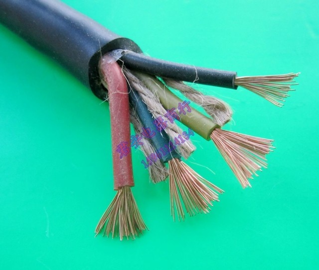 YZ YC3*4 1*2 5 medium-sized flexible cable with rubber sheath, waterproof and oil-resistant rubber wire, pure copper core rubber power cord