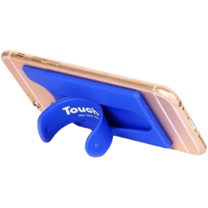 Portable 3M Silicone Card Holder Mobile Phone Back Sticker Bracket Bank Bus Card Bag Universal Business Gift Custom Logo