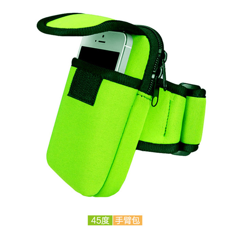 Sports wrist bag running mobile phone arm sleeve custom men's and women's fitness outdoor supplies waterproof universal custom logo