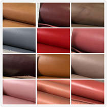 New high quality first layer cowhide hard tree lamb plant tanning chrome tanned color trim pearlescent leather DIY handmade leather 4