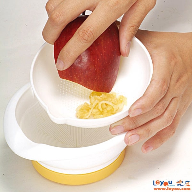 乐友孕婴童贝亲食物研磨器婴儿餐具碗套装宝宝辅食研磨调理器