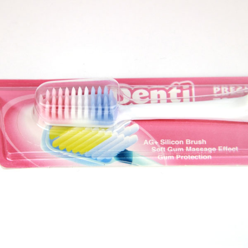 【乐友孕婴童】Denti莎卡孕妇硅胶牙刷产妇月子牙刷纳米银硅胶