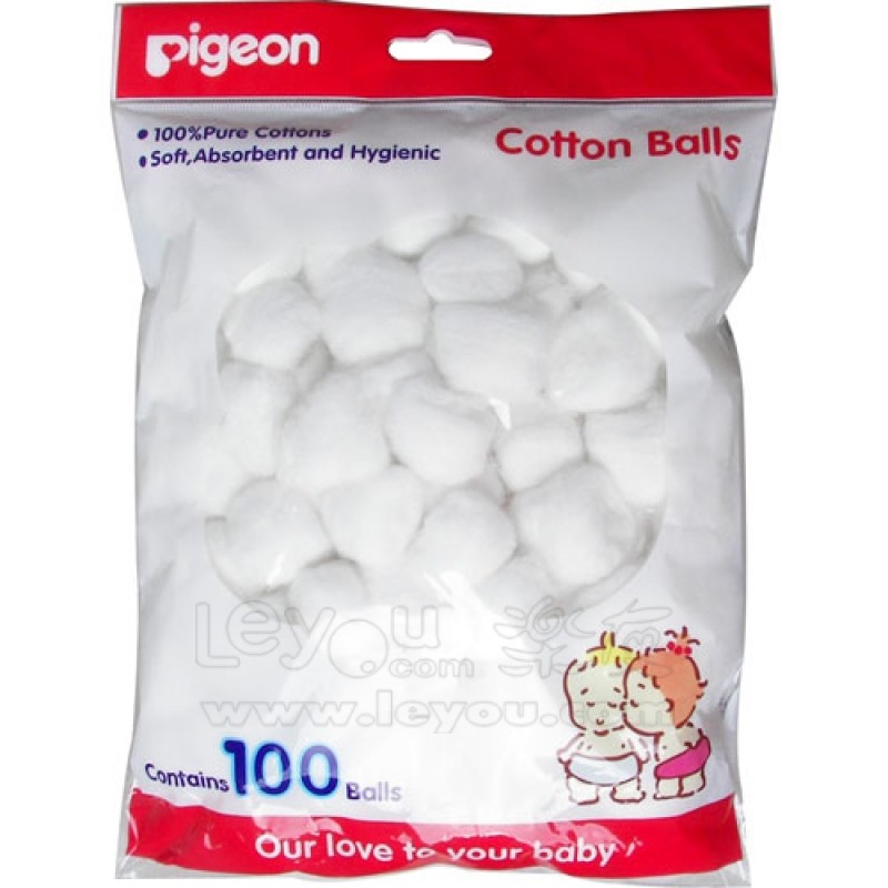 乐友孕婴童贝亲棉球无菌卫生棉球袋100粒婴儿卫生棉球婴儿用品