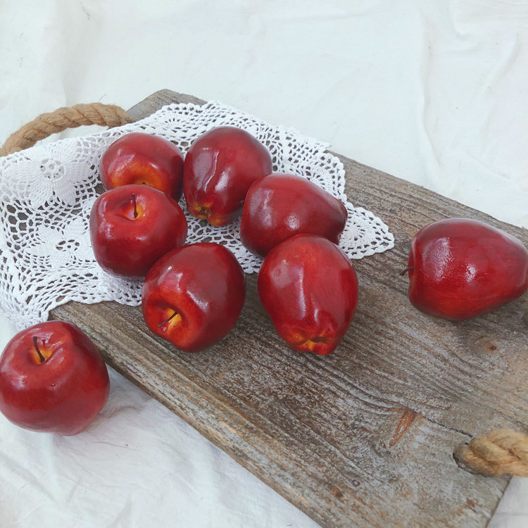 Simulation Fruits Apple Red Snake Fruit Food Model Toys Photoshoot Props Aggravating 