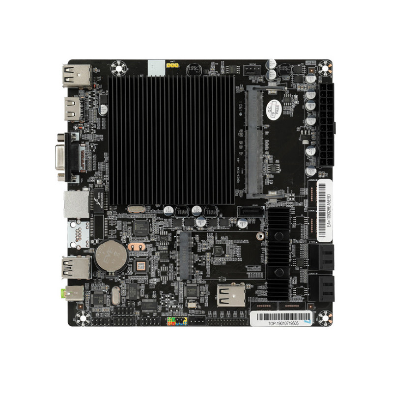 Quad-core J1900 Mini ITX Computer Main Board Double one thousand Internet Interface Multi-hard disc Interface NAS Storage Black Guns