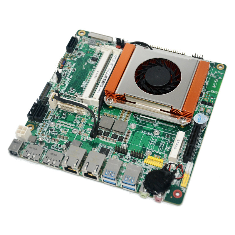 mini-itx mini industrial motherboard Core i5 i7All motherboard dual DP 2COM with PCIE 4K